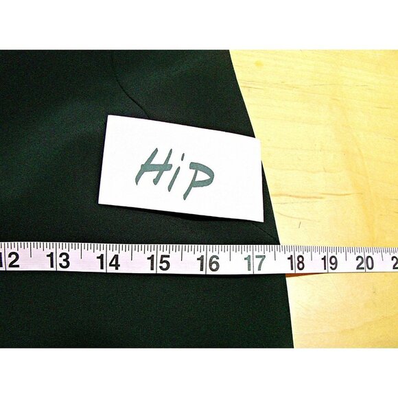 Vintage Jenne Maag Sleeveless Square Neck Sheath Career Midi Dress Black Size M - Picture 8 of 12